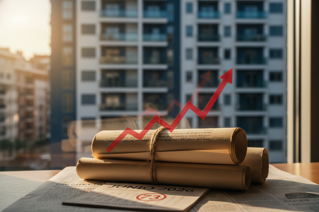 El Euríbor sube 73 puntos básicos en un año: las hipotecas variables se disparan en junio de 2026