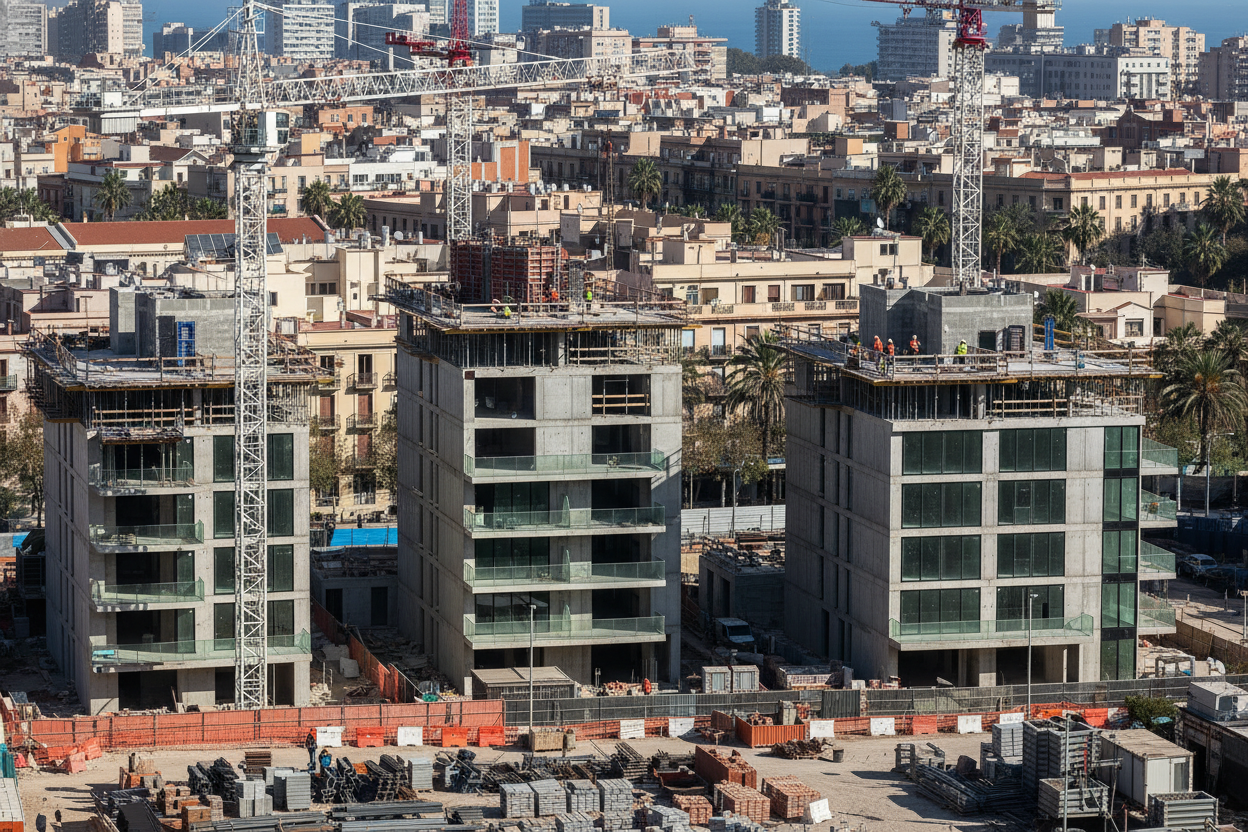 La obra nueva se encarece aceleradamente en España por insuficiencia de oferta en junio de 2026
