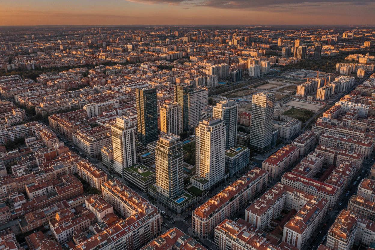 Madrid rompe el techo de precios en vivienda: 5.984 €/m² en máximos históricos mientras la demanda migra a barrios periféricos