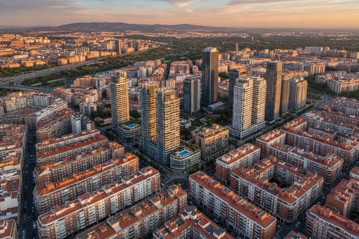 Madrid rompe el techo de precios en vivienda: 5.984 €/m² en máximos históricos mientras la demanda migra a barrios periféricos