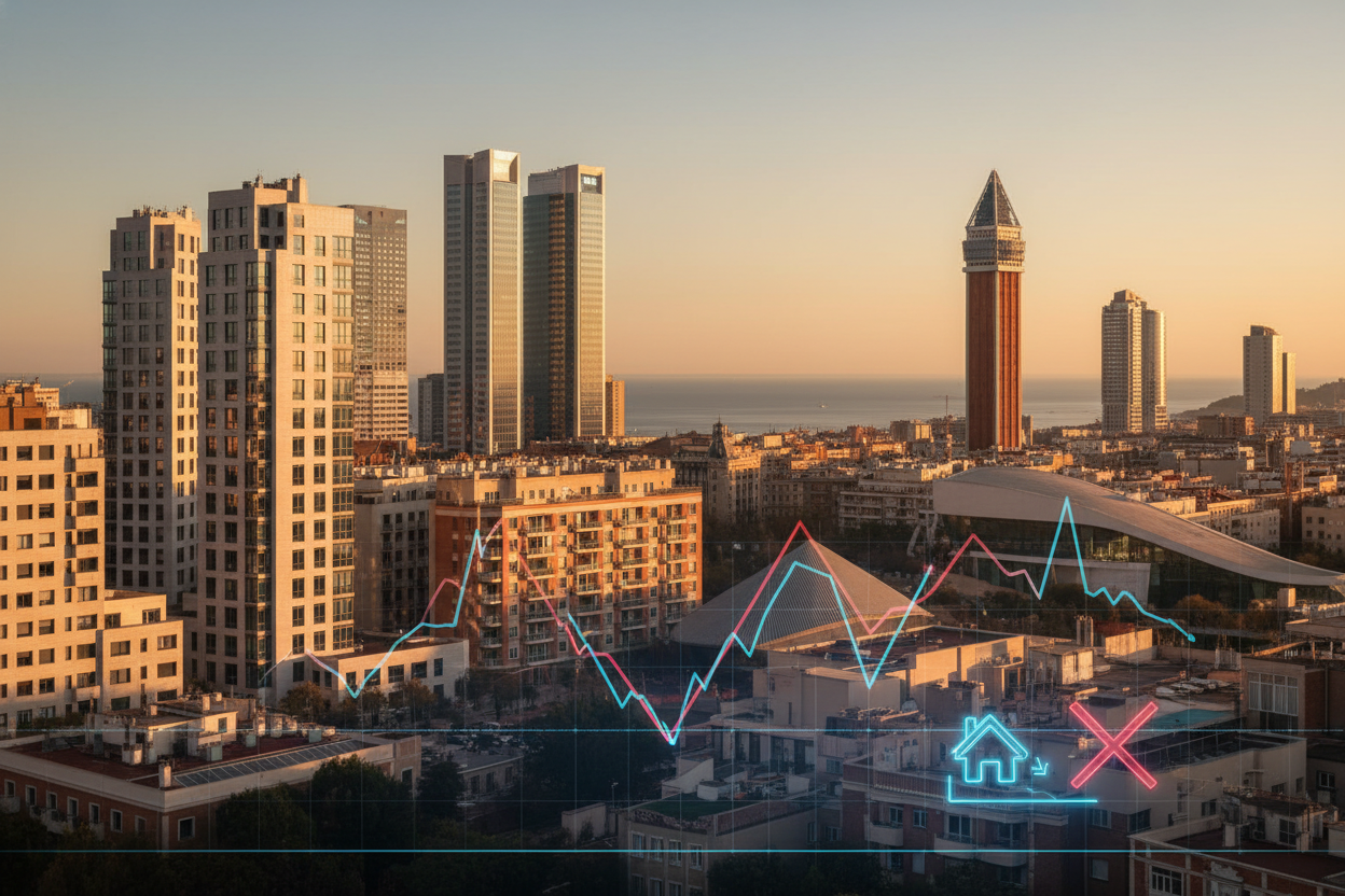 Precios récord y caída de compraventas tensan el mercado inmobiliario español en junio de 2026