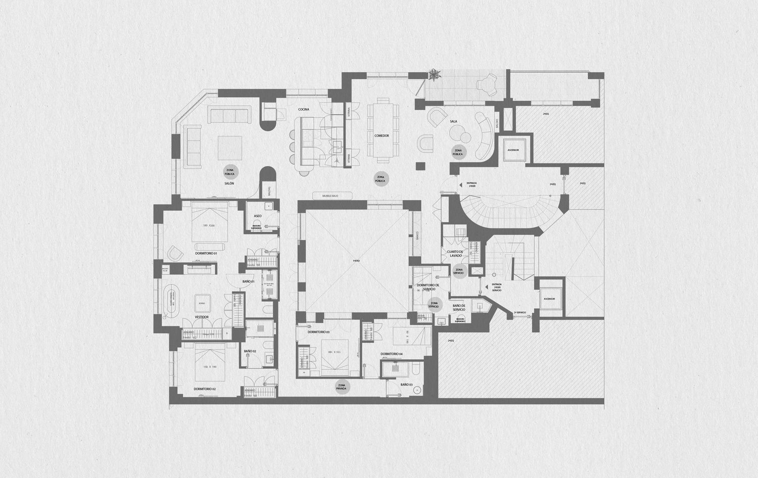 Vivienda de 288 m² con dos salones y terraza en General Pardiñas — Lista, Madrid (3)