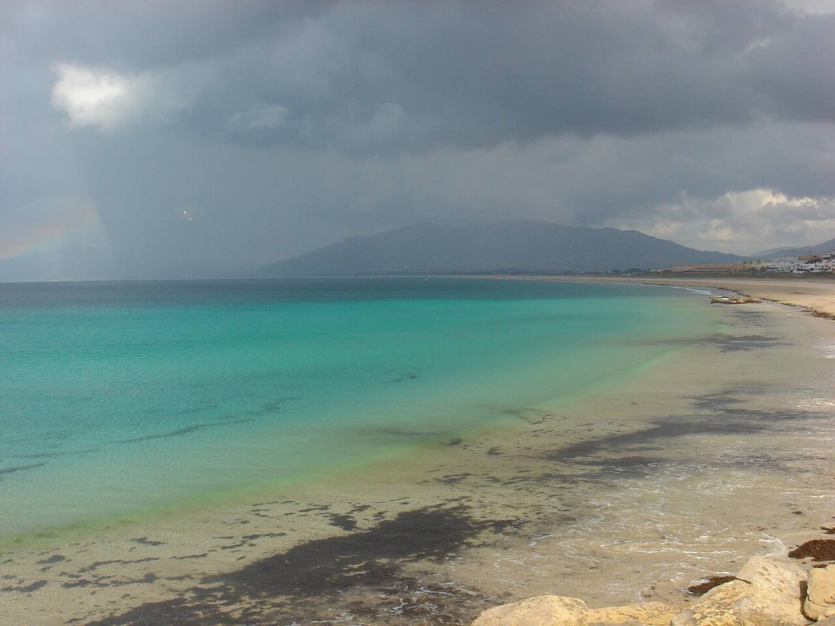 Panorámica de la playa de Los Lances en Tarifa.