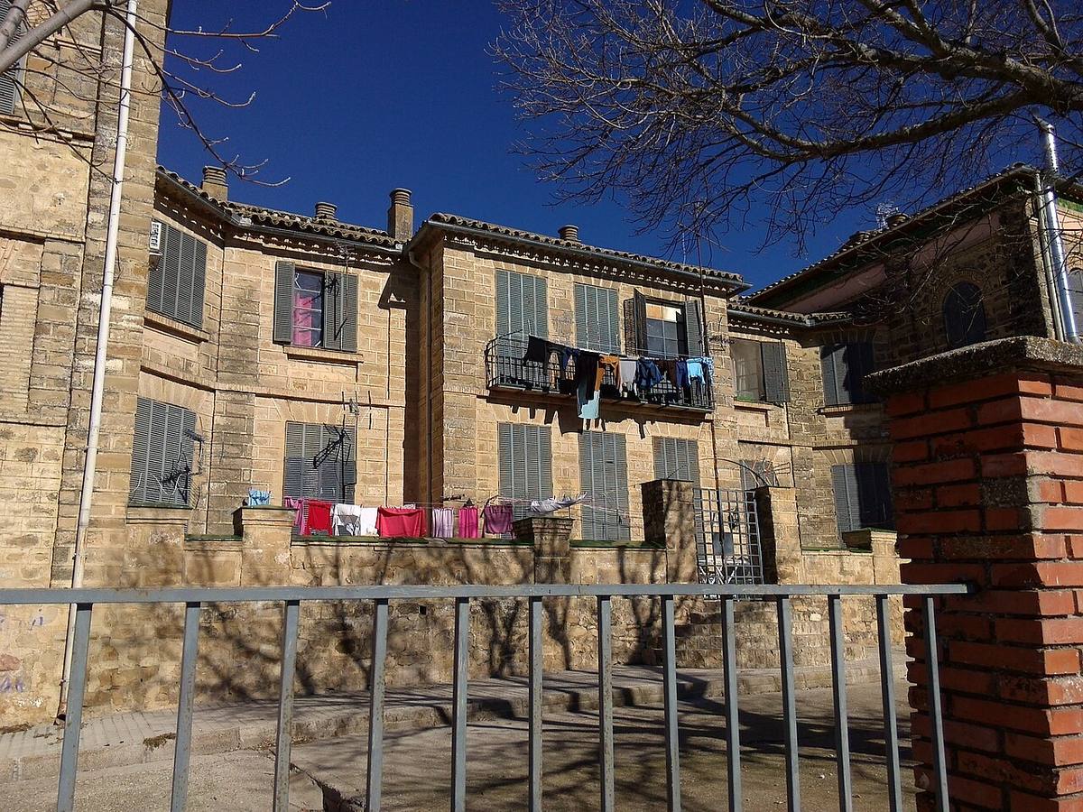 Edificio de vivienda social en Madrid.