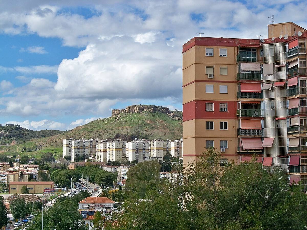 Edificios residenciales en el barrio de Parque del Sur, Málaga.