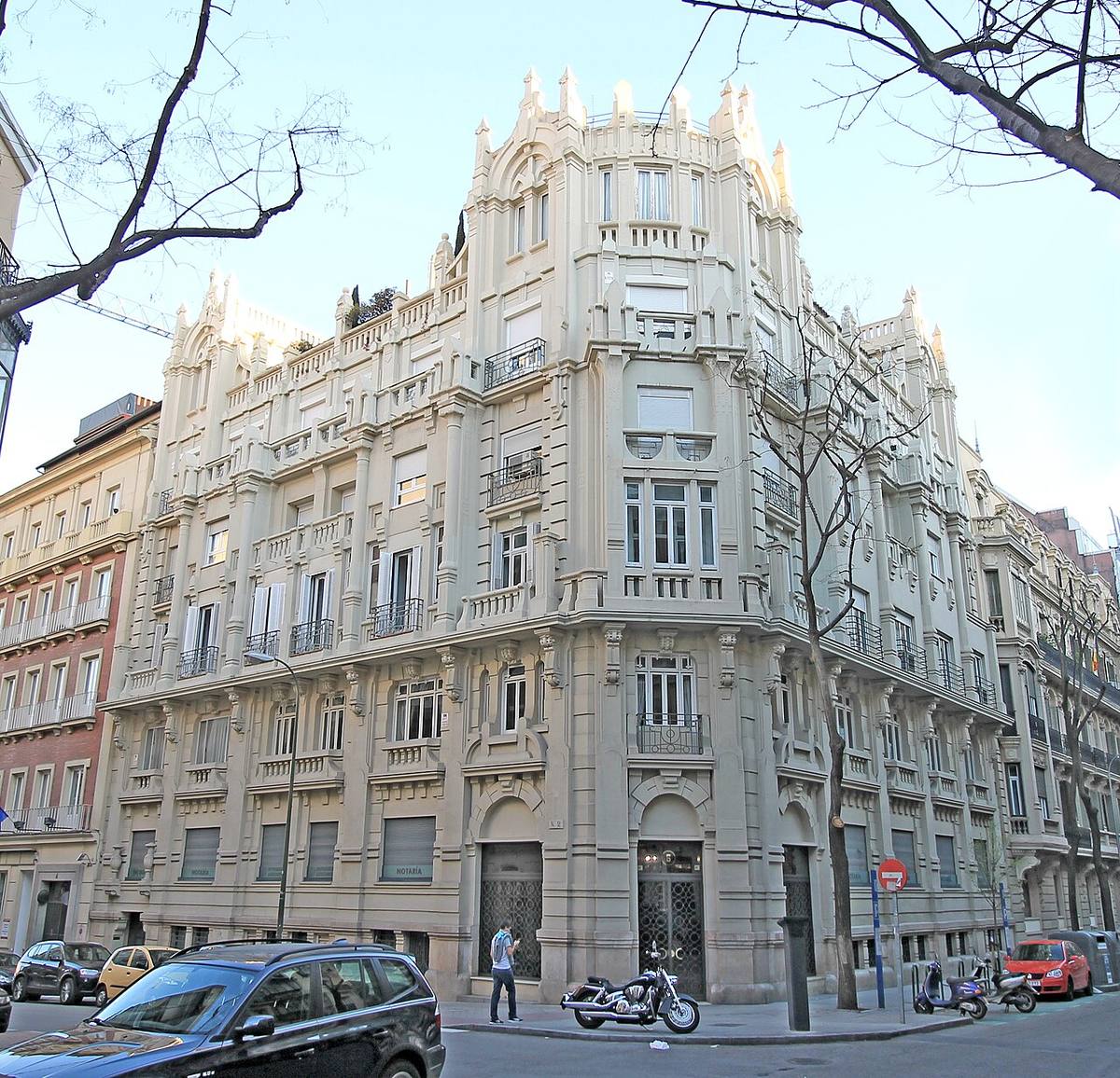 Edificio residencial de lujo en el distrito de Salamanca.