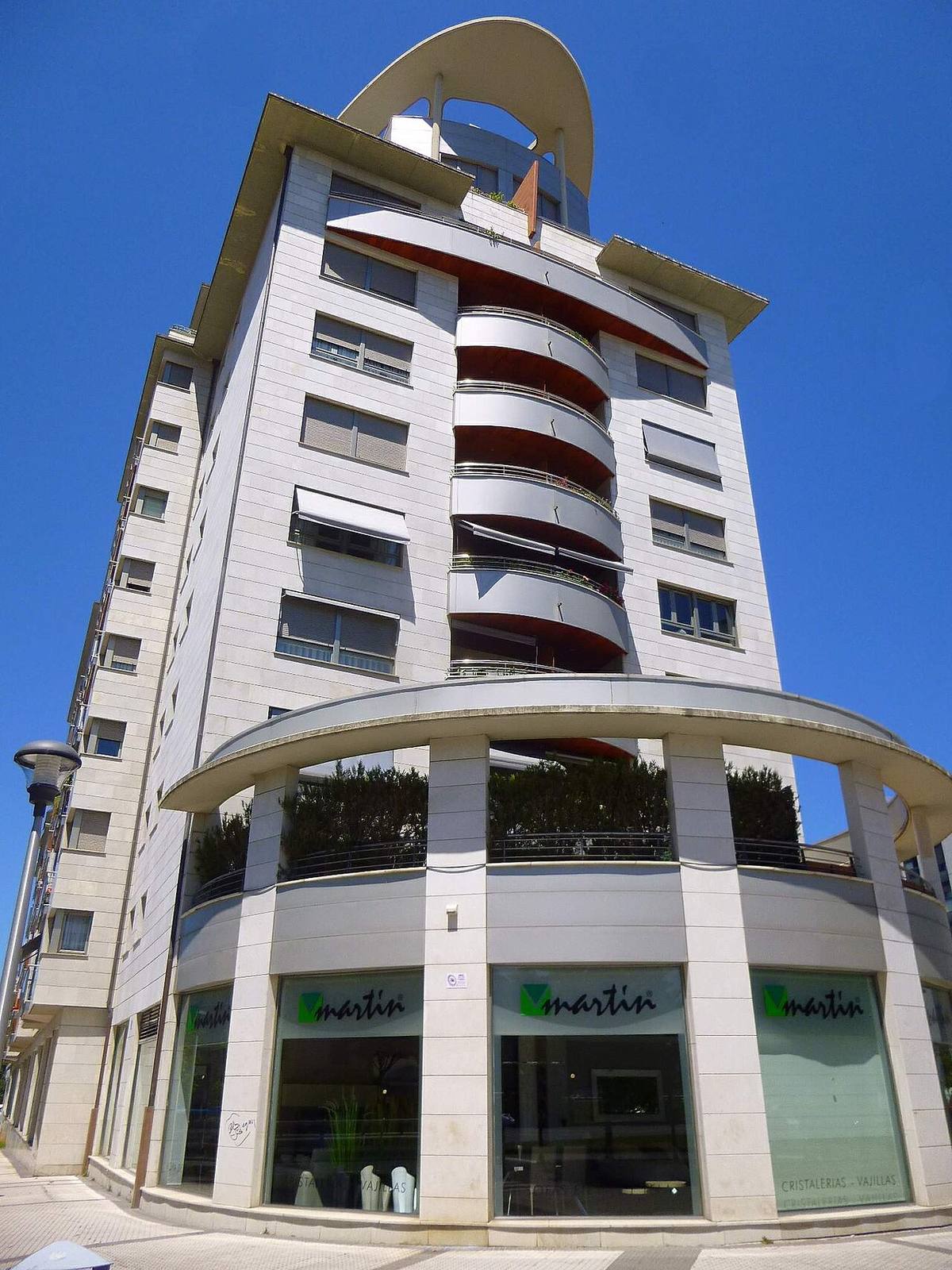 Edificio de viviendas en la avenida de Tolosa en San Sebastián.