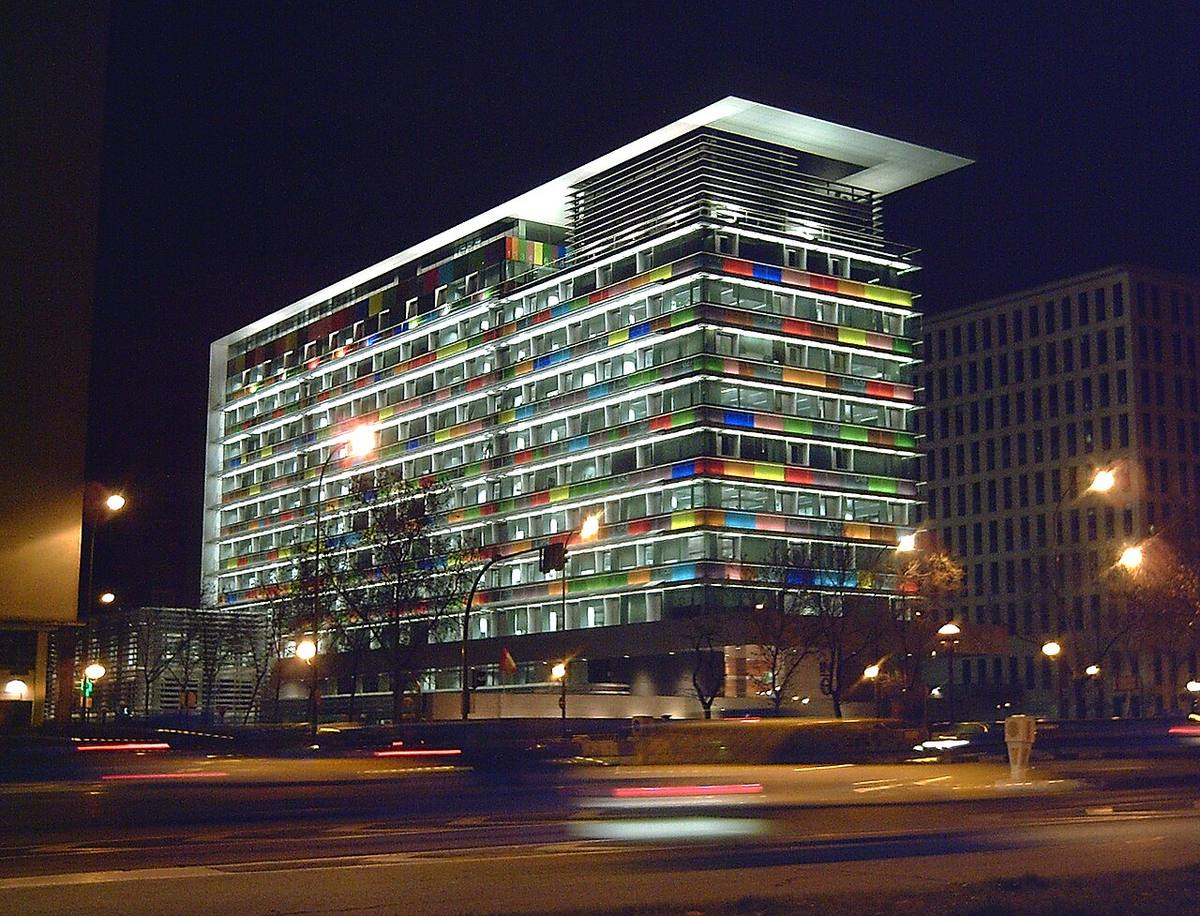 Sede del Instituto Nacional de Estadística (INE) en Madrid, organismo que publica los datos sobre hipotecas.