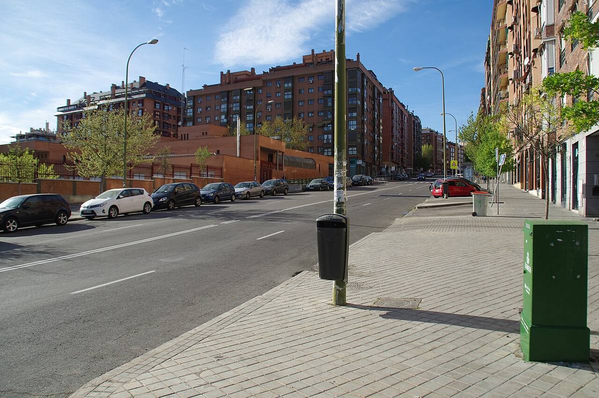 Edificios de viviendas residenciales en el barrio de Peñuelas, Madrid.