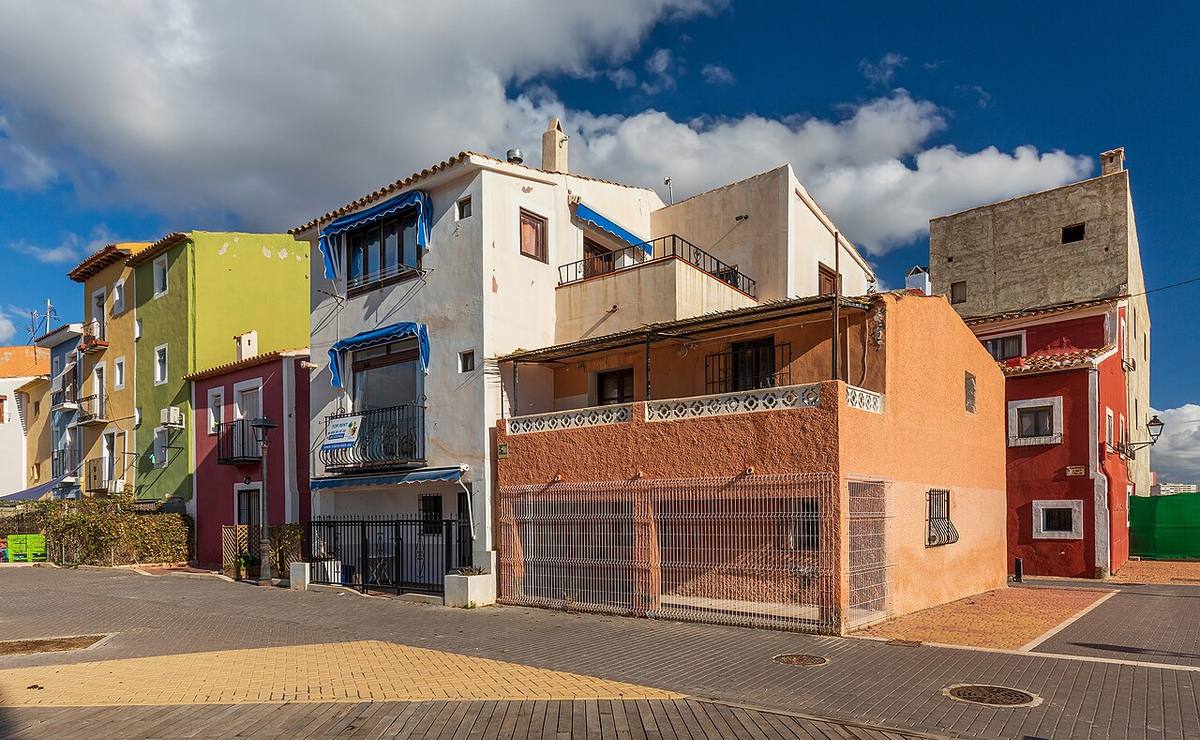 Edificios residenciales en La Vila Joiosa, Alicante.