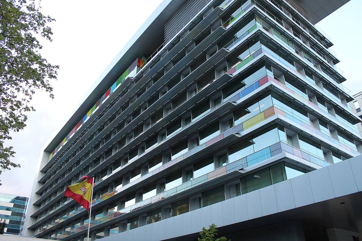 Sede principal del Instituto Nacional de Estadística (INE) en Madrid.