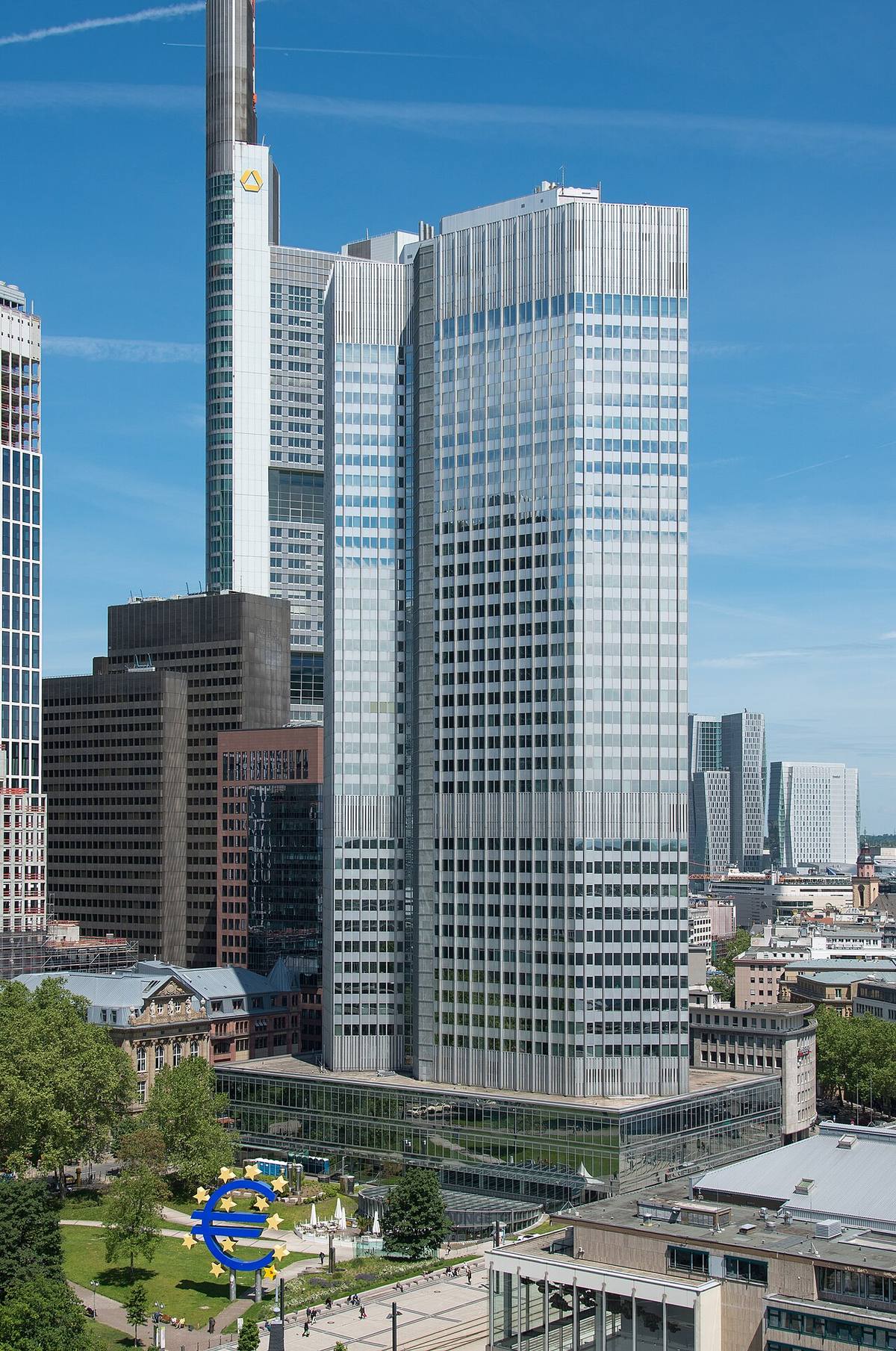 Sede del Banco Central Europeo en la Eurotower de Fráncfort.