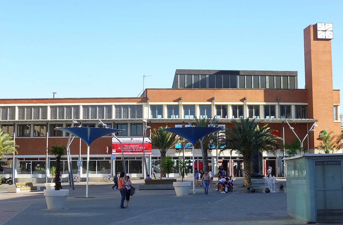 Estación de Cercanías en Torrejón de Ardoz, municipio donde más ha subido el precio de la vivienda.