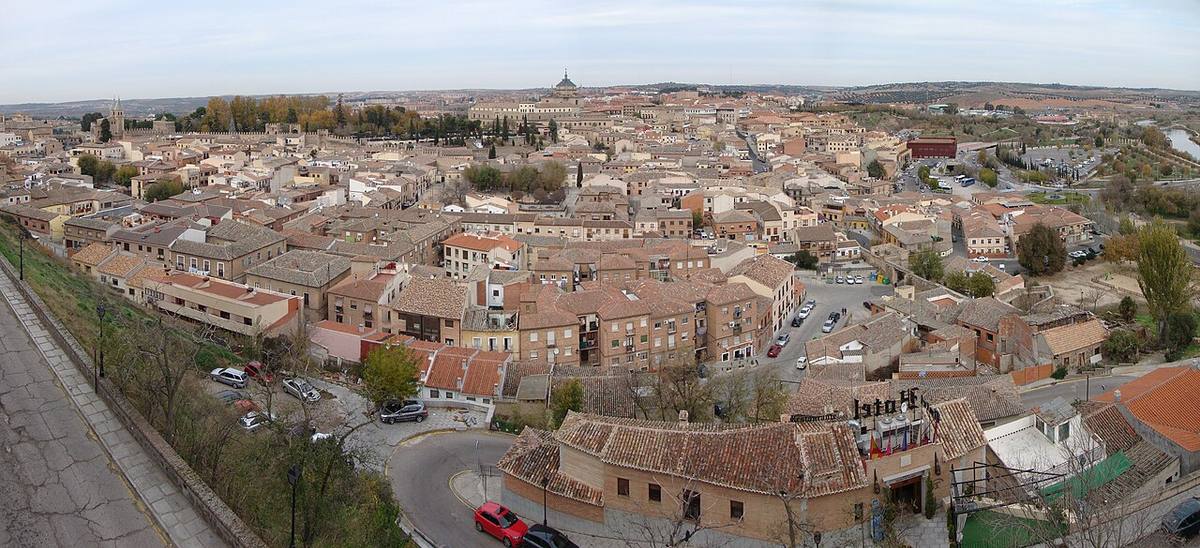 Vista panorámica del casco histórico de Toledo.