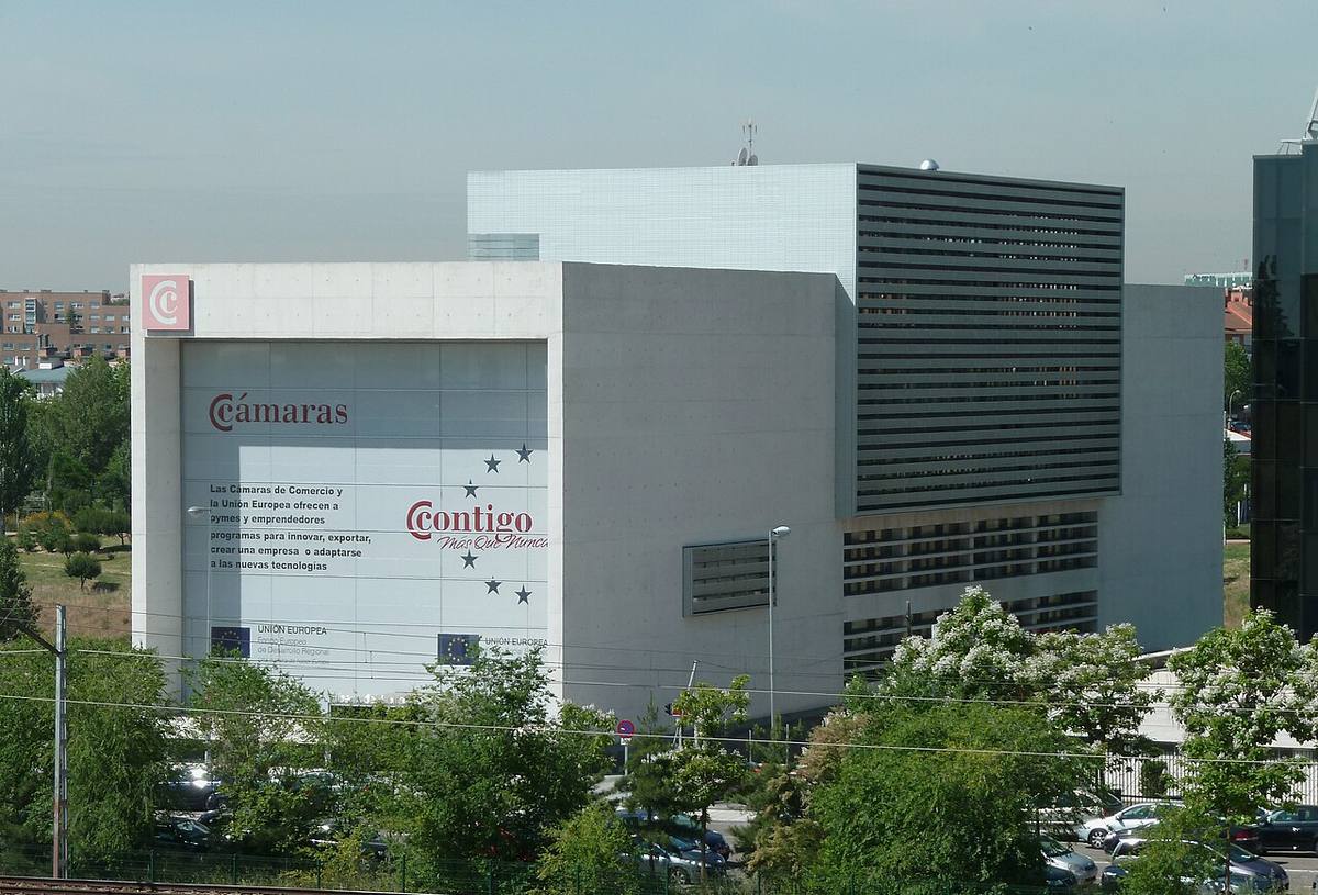 Sede de la Cámara de Comercio de Madrid, entidad mencionada en la noticia.
