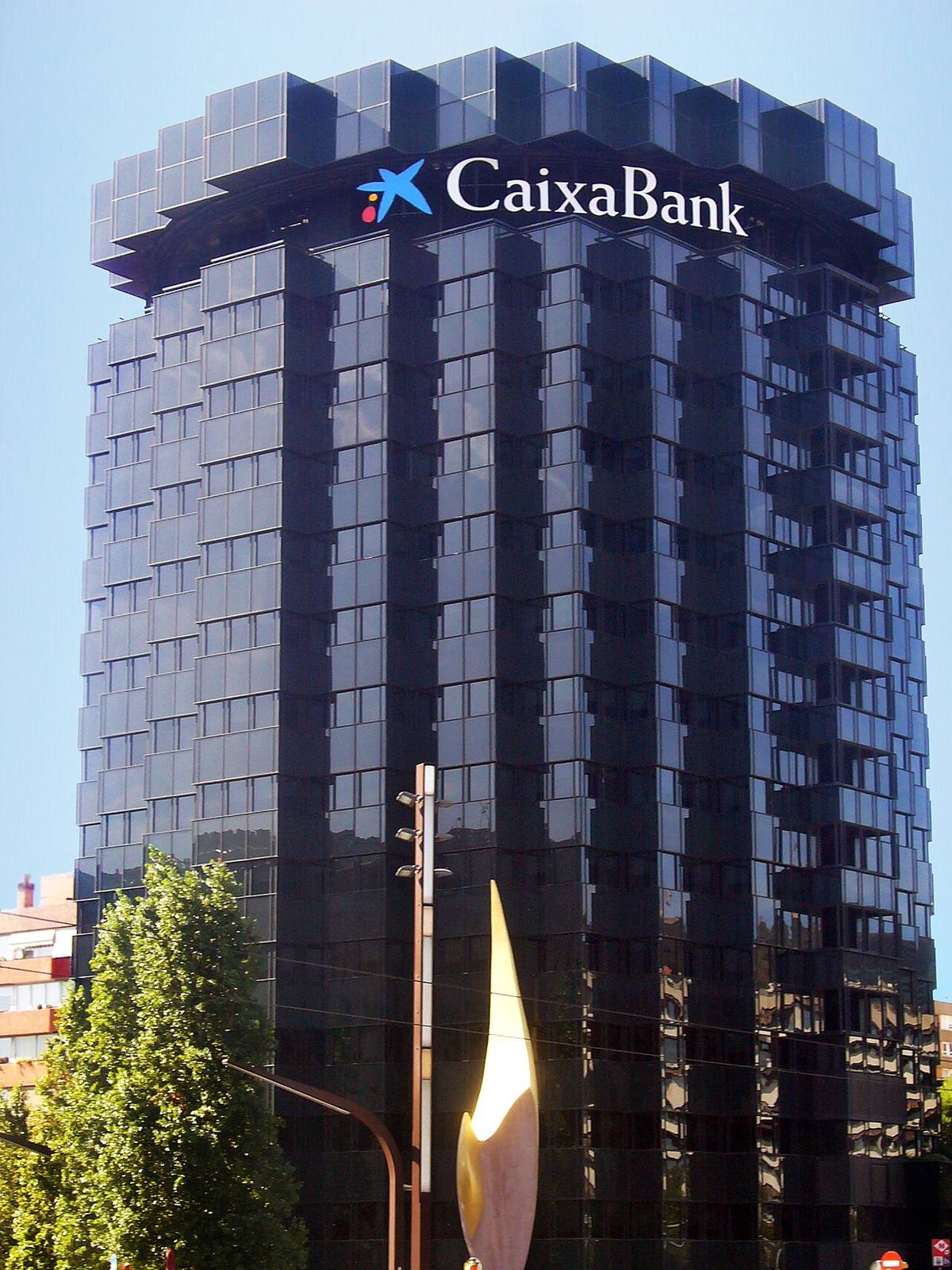 Torre de CaixaBank en Barcelona.