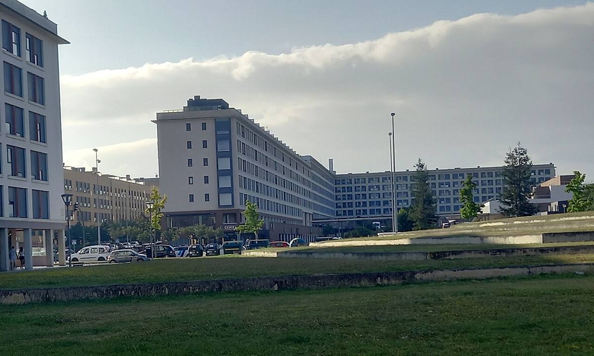 Bloques de viviendas en el barrio de Buztintxuri, Pamplona.