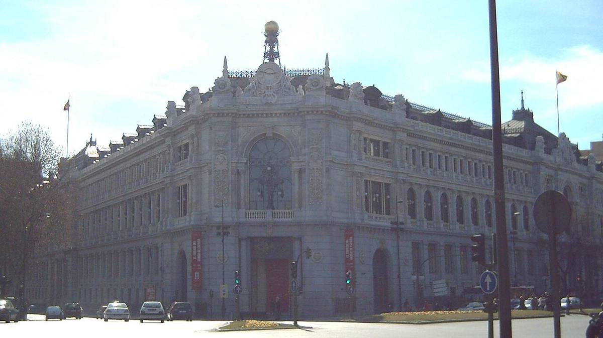 Sede principal del Banco de España en Madrid.