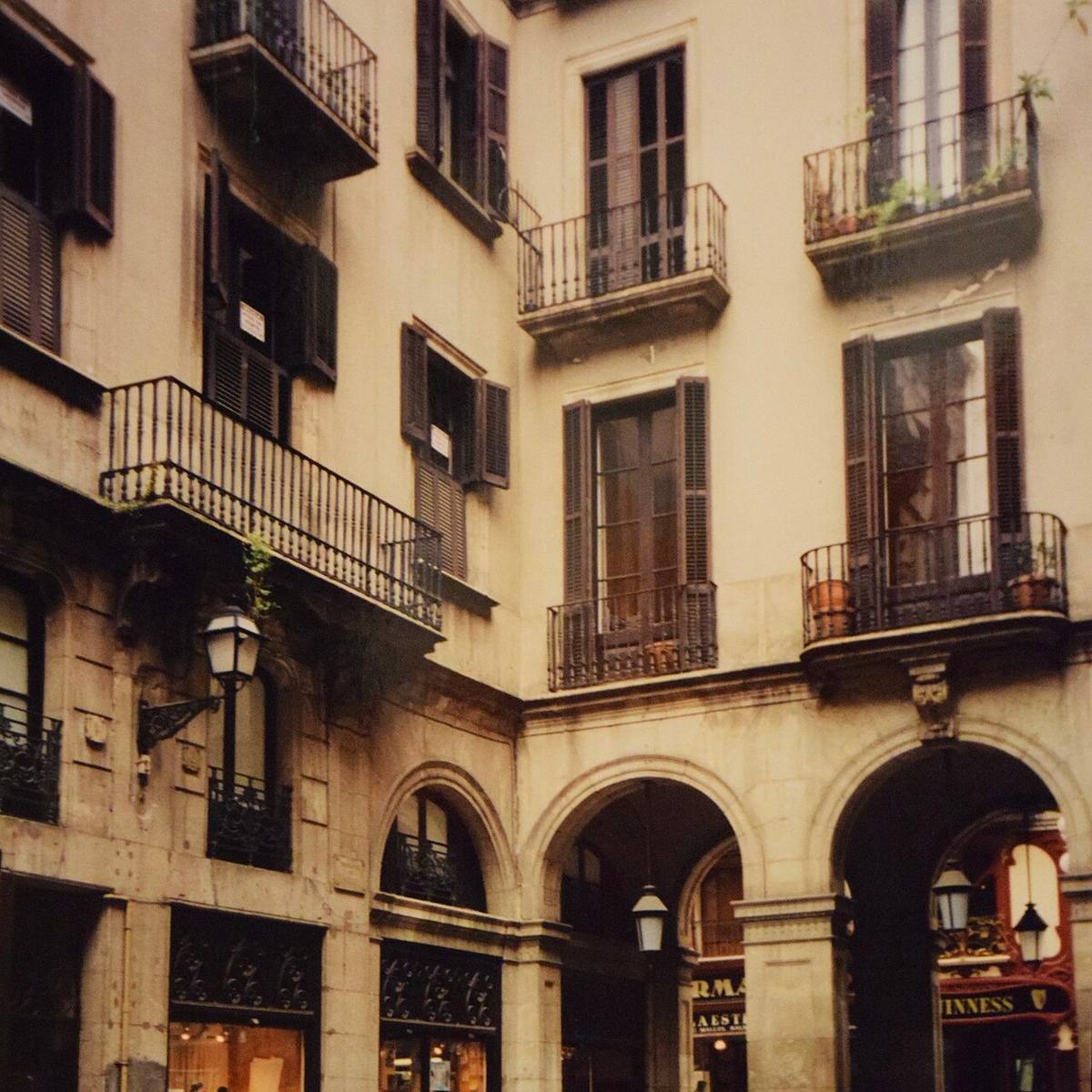 Edificio de apartamentos en Barcelona.