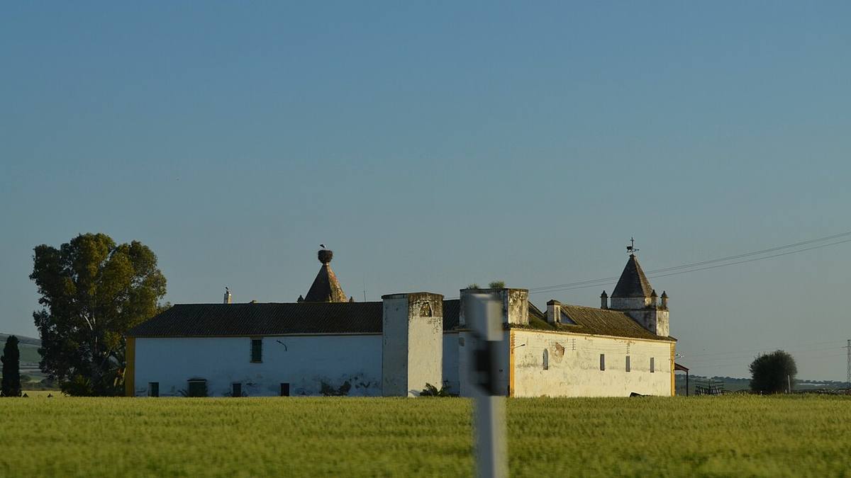 Construcción rural en la campiña de la provincia de Cádiz.