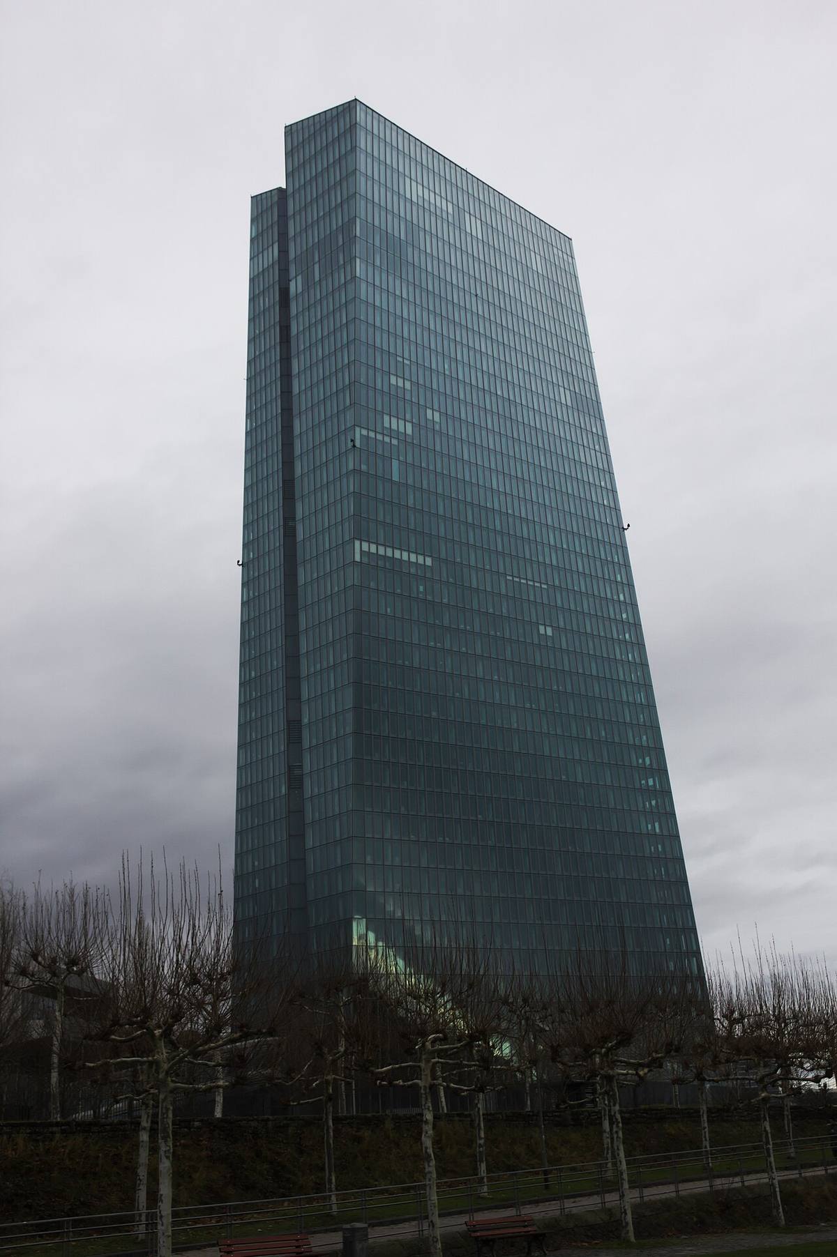 Sede del Banco Central Europeo en Fráncfort, Alemania.