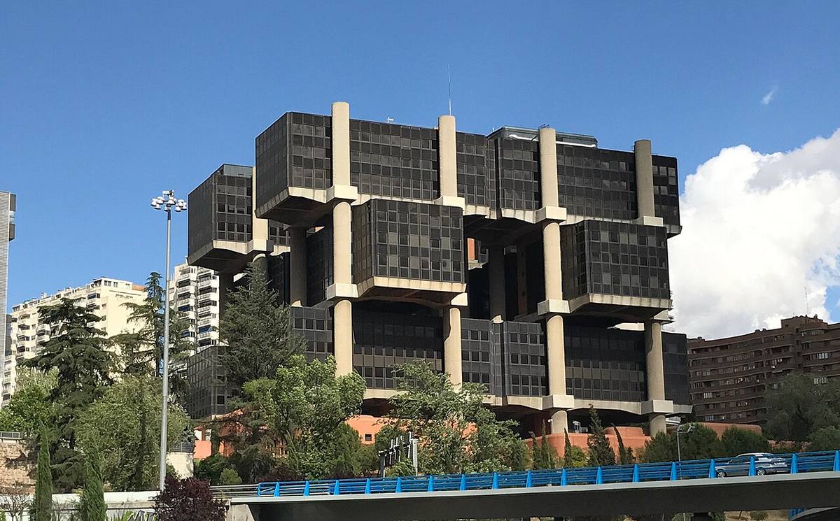 El Edificio AGF situado en Madrid.