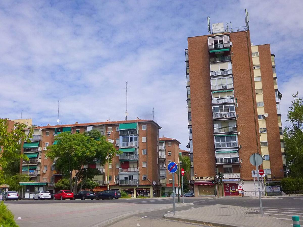 Edificios residenciales en el distrito de Villaverde, Madrid.