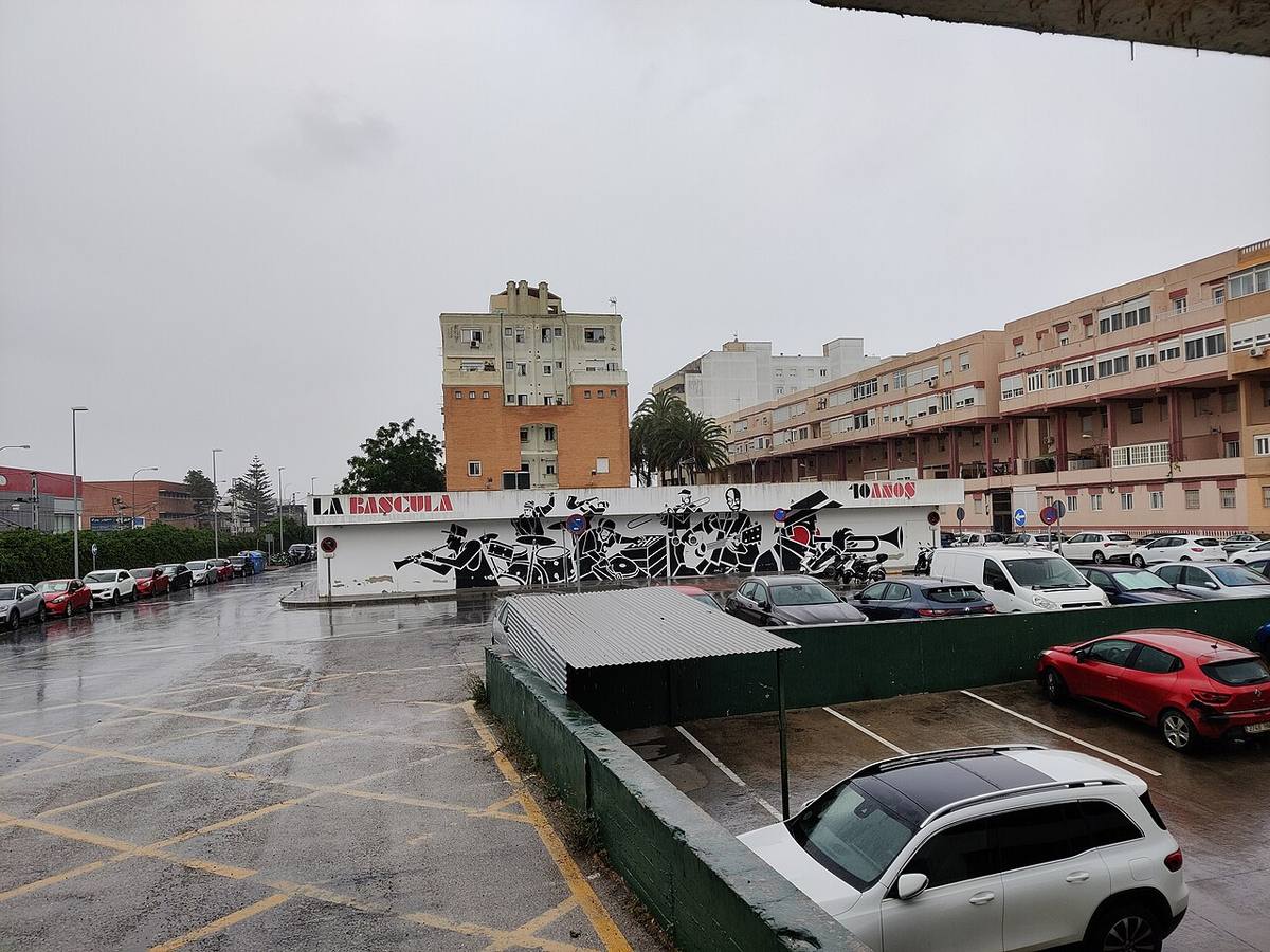Bloques de viviendas en la zona de Cortadura, Cádiz.