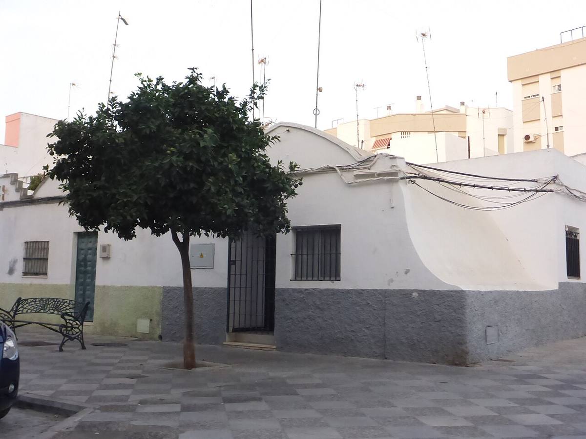 Viviendas tradicionales en el municipio de Rota.