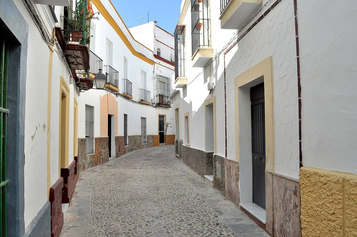 Calle Florinda en el casco antiguo de Jerez de la Frontera.