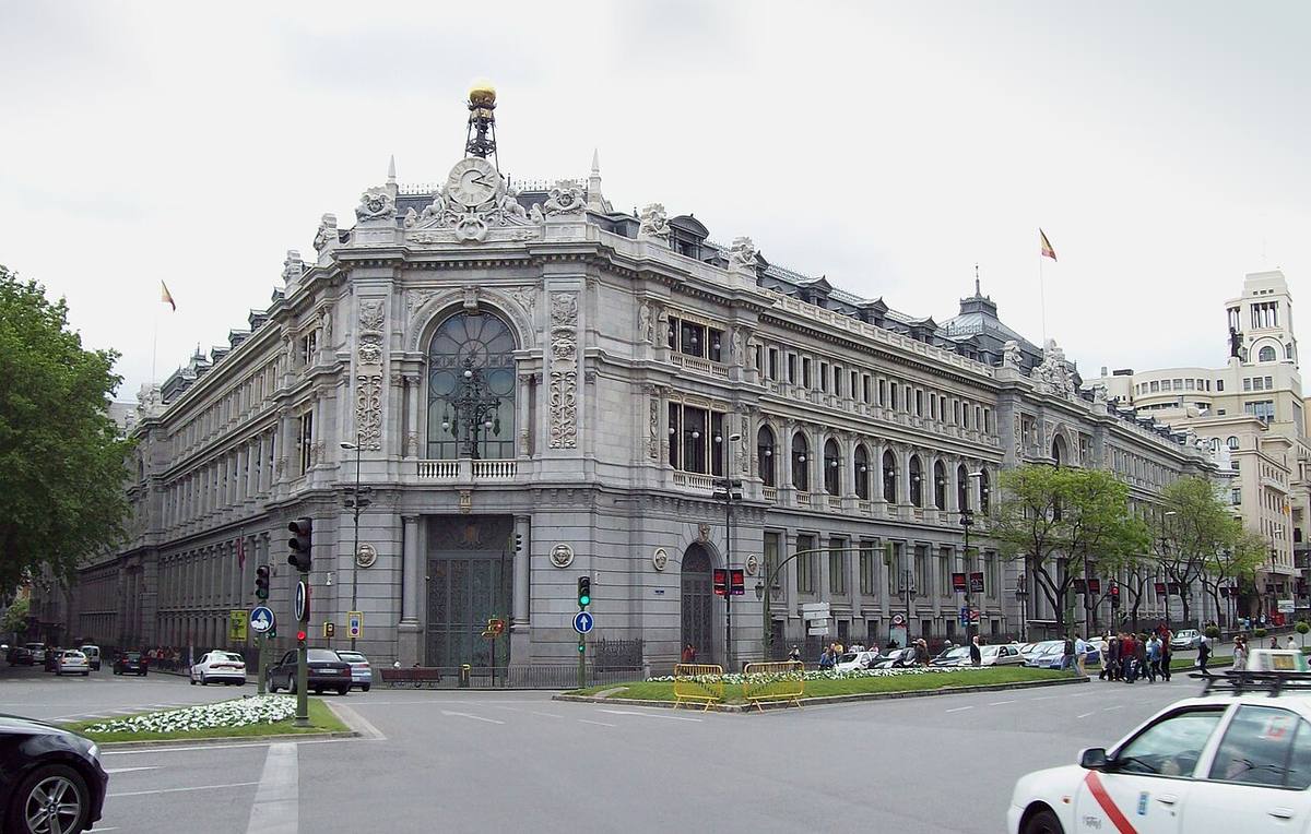 Sede del Banco de España en Madrid, entidad reguladora del mercado financiero.