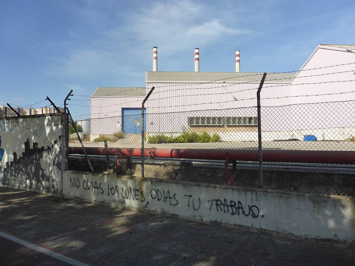 Antigua fábrica de botellas en Jerez de la Frontera.
