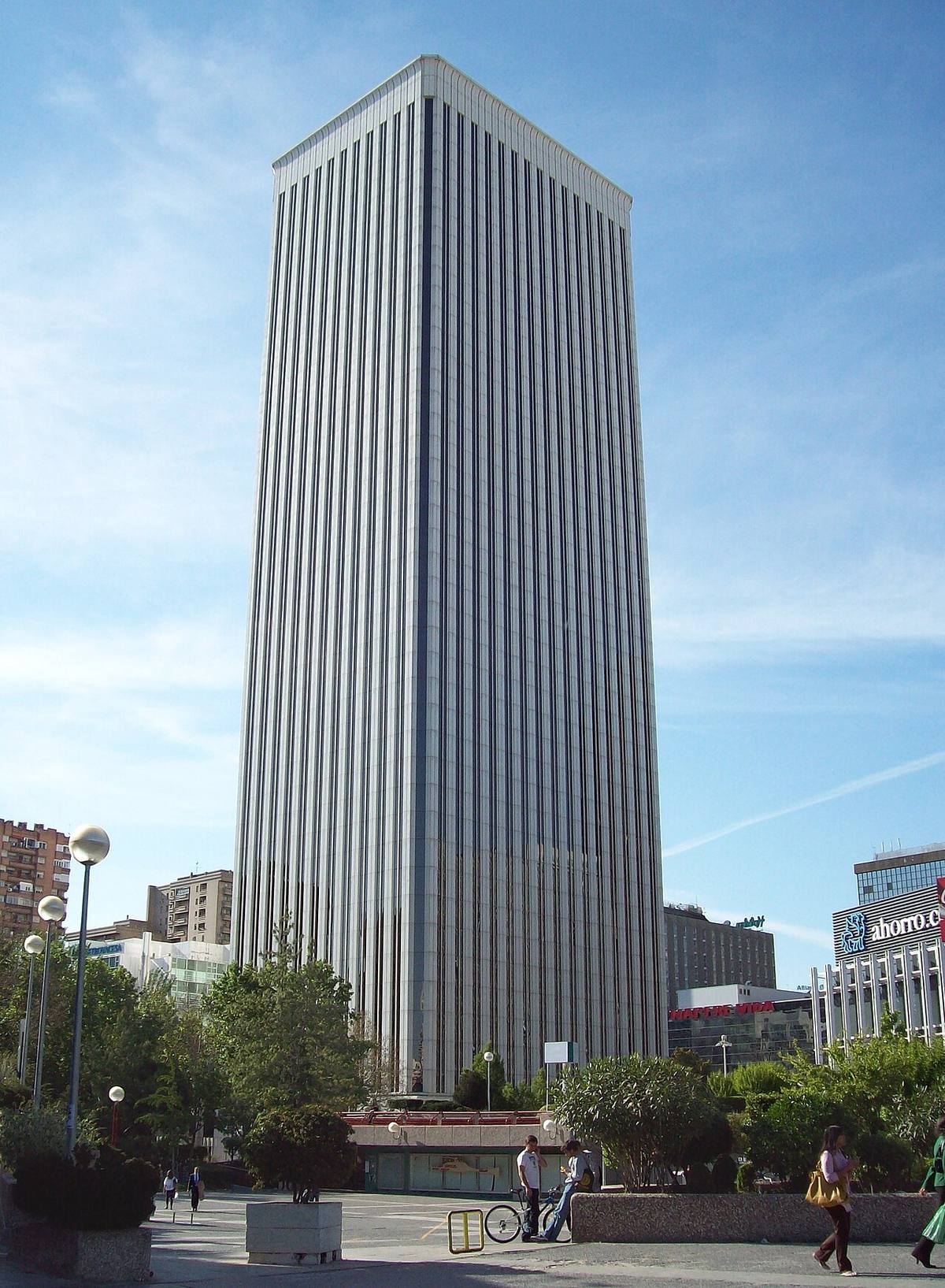 La Torre Picasso en Madrid, representativa del mercado de oficinas de alta calidad.