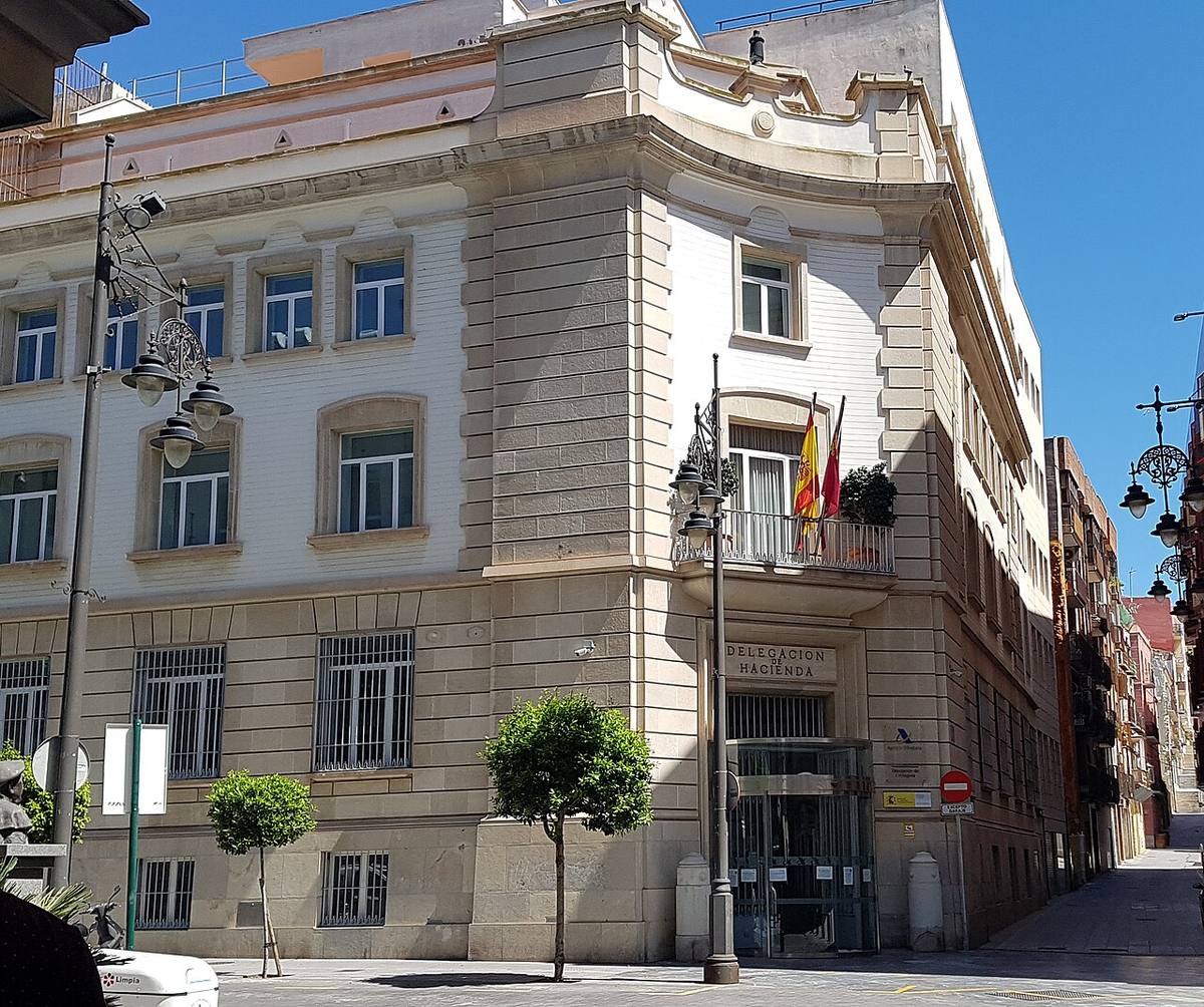 Sede de la Delegación de Hacienda en Cartagena.