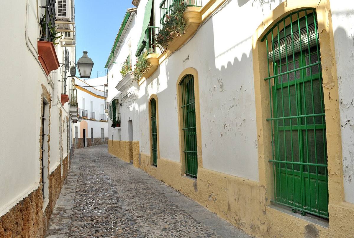 Calle Florinda en el centro histórico de Jerez de la Frontera.