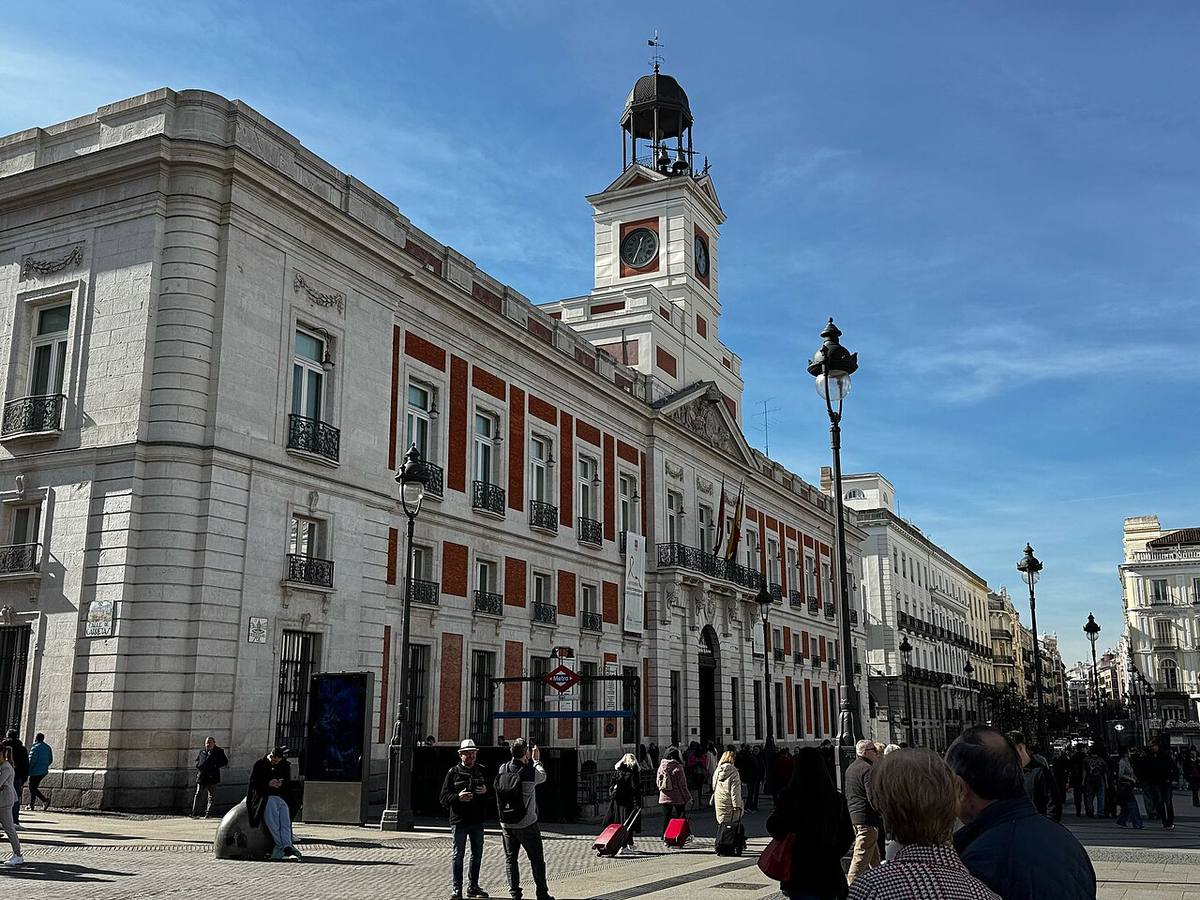 Sede de la Presidencia de la Comunidad de Madrid en la Real Casa de Correos, Puerta del Sol.