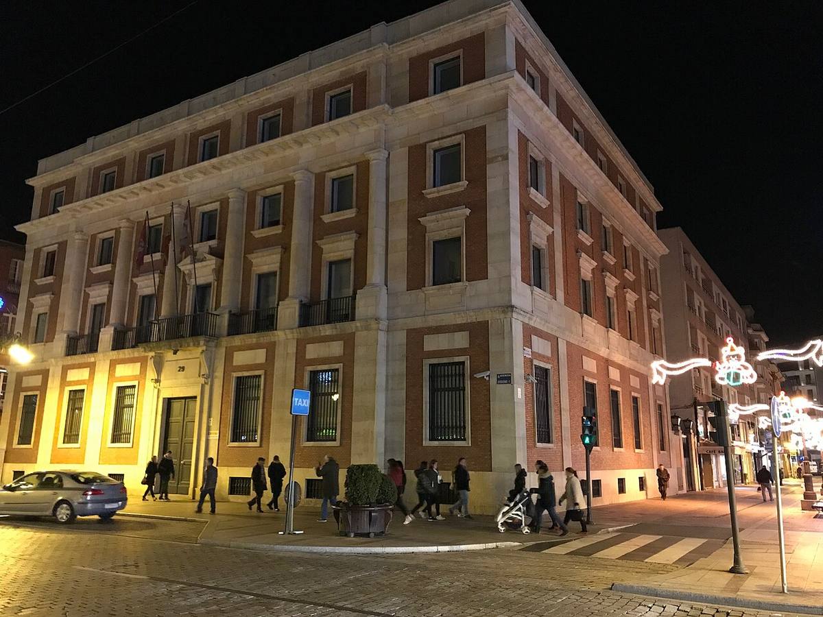 Sede del Banco de España en la avenida Ordoño II de León.