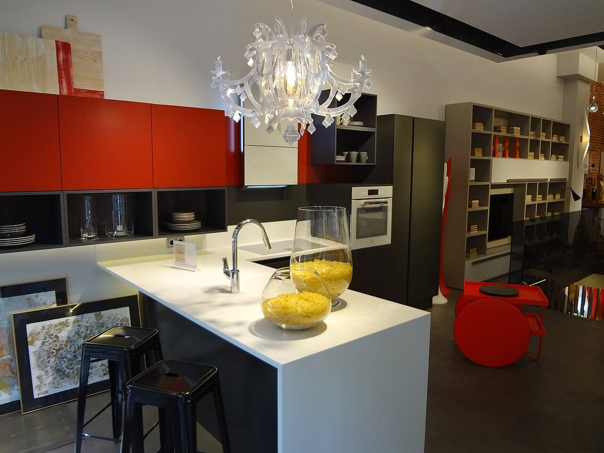 Interior de una vivienda moderna en el barrio de Salamanca, Madrid.