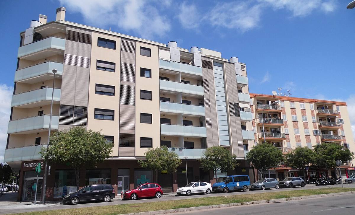 Bloques de viviendas de reciente construcción en Palma de Mallorca.