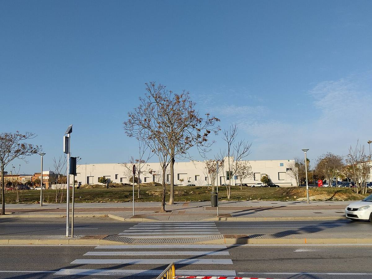Edificio de arquitectura moderna en Jerez de la Frontera.