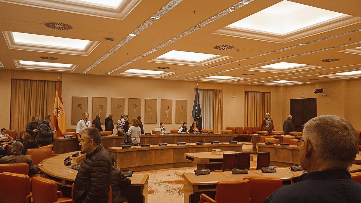Sala Constitucional del Congreso de los Diputados en Madrid.